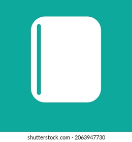 simple vector design of a notebook icon