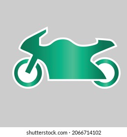 simple vector design of a ship vehicle icon