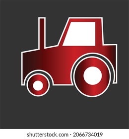 simple vector design of a ship vehicle icon