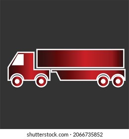 simple vector design of a ship vehicle icon