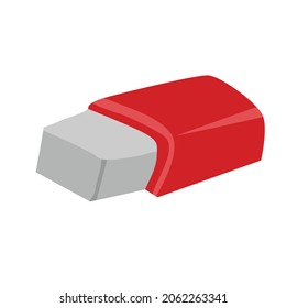 simple vector design of a small eraser
