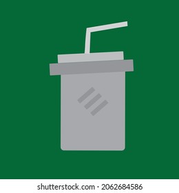 simple vector design of a soft drink