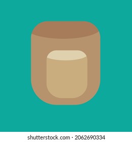 simple vector design of a soft drink