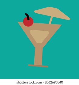 simple vector design of a soft drink