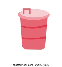 simple vector design of a soft drink
