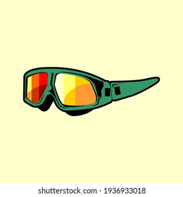 simple vector design of sunglasses