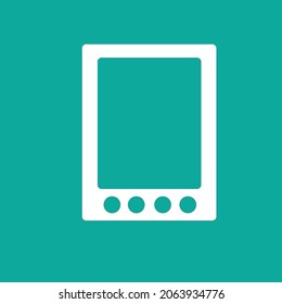 simple vector design of a tablet icon