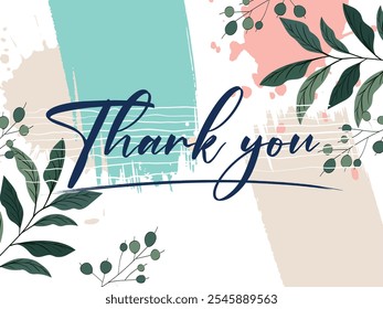 A simple vector design for Thanksgiving day. Thank You for Your Order Design with Stylish Graphics.