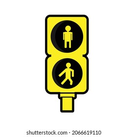 simple vector design of a traffic icon