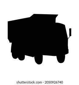 simple vector design of a truck