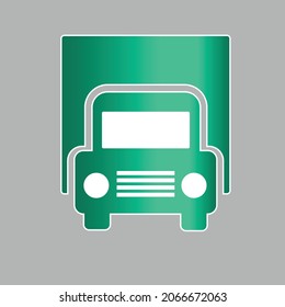 simple vector design of a vehicle icon