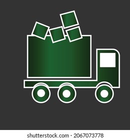 simple vector design of a vehicle icon