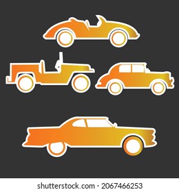 simple vector design of a vehicle icon