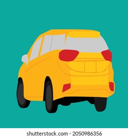 simple vector design of a very selling car