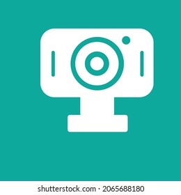 simple vector design of a web camera technology icon