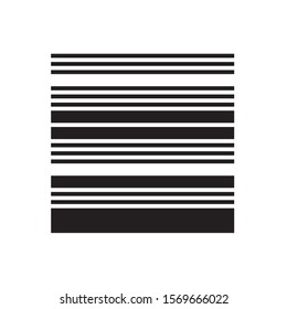 Simple Vector Distorted Linear Geometric Shape. Trendy Universal Object For Your Futurism Design, Animation, Fanzine Art, Scrapbooking, Collage