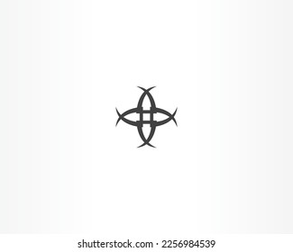 Simple vector elements logo design template. Star icon concept