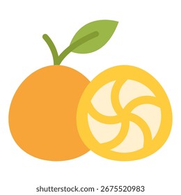 Vector simple de fruta exótica indonesia, starfruit (belimbing).