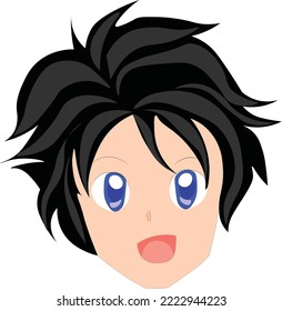 simple vector for facial features.it can be used as symbol ,character for poster specially for students.