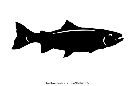 Download Trout Silhouette High Res Stock Images Shutterstock