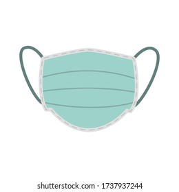 Simple vector flat mask design