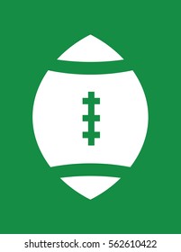 Simple Vector Football Graphic