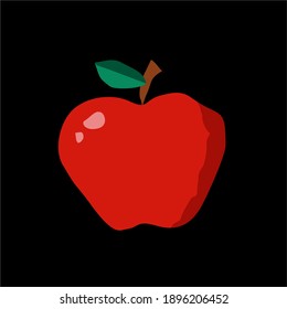 simple vector fruits . artistic fruits editable