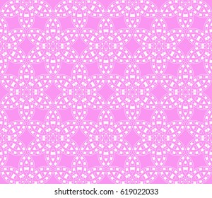 Simple vector geometric seamless pattern. Floral style. Cute scrapbook paper. for printing on fabric, paper for scrapbooking, wallpaper, cover, page book