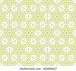 Simple vector geometric seamless pattern. Floral style. Cute scrapbook paper. for printing on fabric, paper for scrapbooking, wallpaper, cover, page book