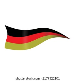 Simple vector German flag but still looks impressive. can be used for various purposes