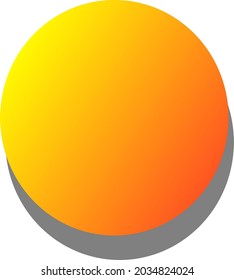 A Simple Vector Gradient Sphere. Template to insert logo or icons, empty sphere for web designs.