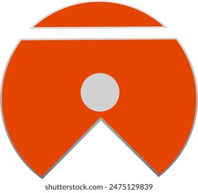 Simple vector graphic of circle logo with color combination.Usable for business and branding logos