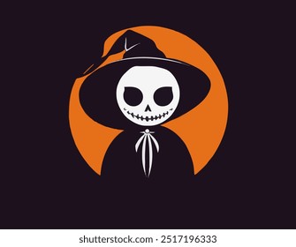 simple vector halloween ghost creepy