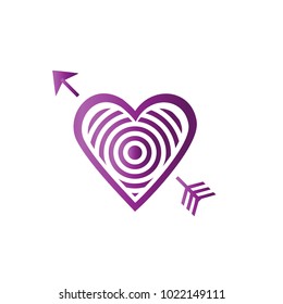 Simple vector heart icon