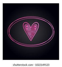 Simple vector heart icon