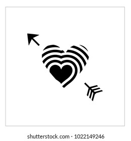 Simple vector heart icon