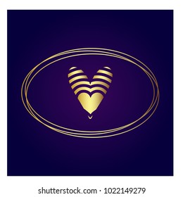 Simple vector heart icon