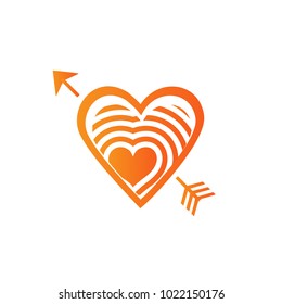 Simple vector heart icon
