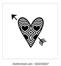 Simple vector heart icon