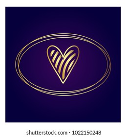 Simple vector heart icon