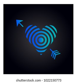 Simple vector heart icon