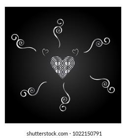 Simple vector heart icon