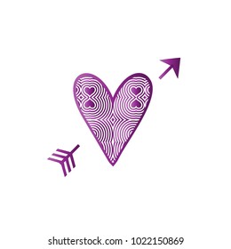 Simple vector heart icon