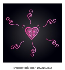 Simple vector heart icon