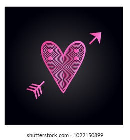 Simple vector heart icon