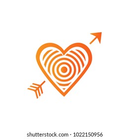 Simple vector heart icon