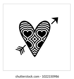 Simple vector heart icon