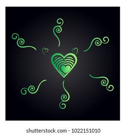 Simple vector heart icon