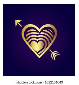 Simple vector heart icon