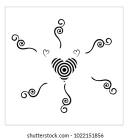 Simple vector heart icon